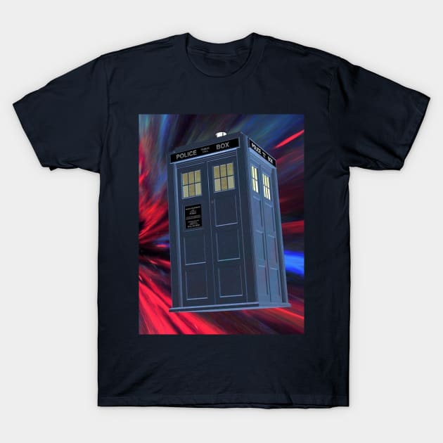 Tardis T-Shirt by Kerchow